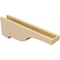 Ekena Millwork 4"W x 24"D x 8"H Thin Newport Rough Cedar Woodgrain TimberThane Corbel, Primed Tan CORUR04X24X08NEWRCPR - alternate 4